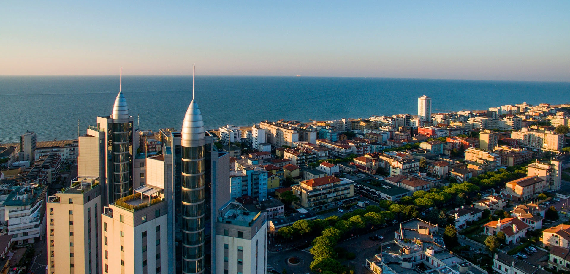 Vista dall'alto di Jesolo
